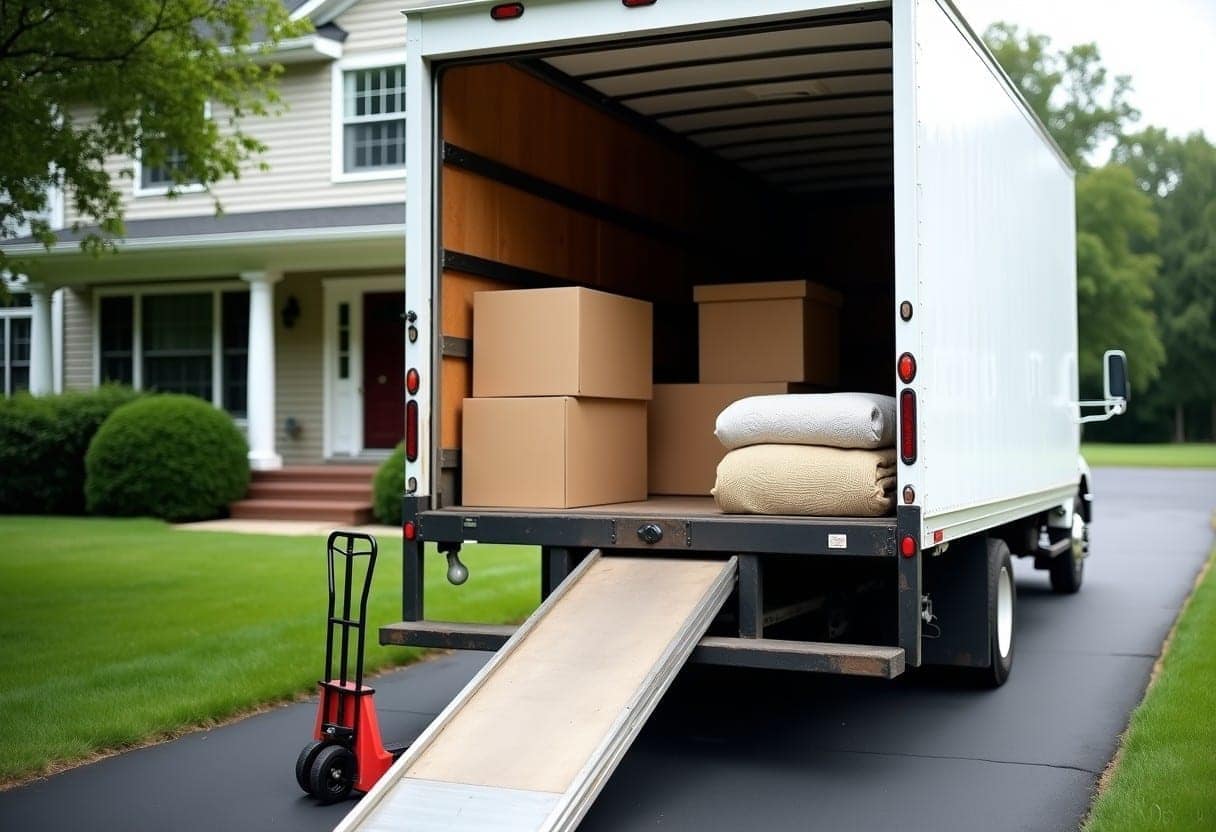 Origin Movers crew loading a truck in Parker, Colorado
