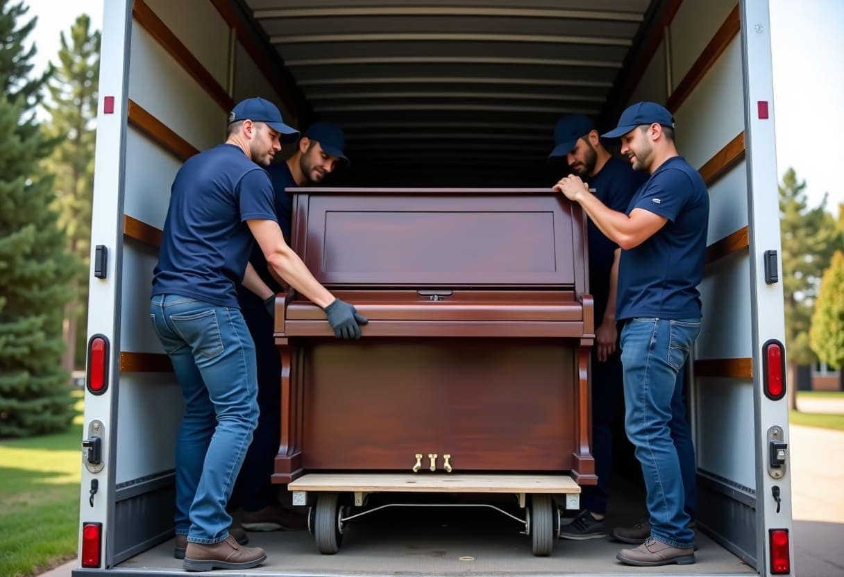 Piano and Specialty Moving — Origin Movers crew at work in Denver